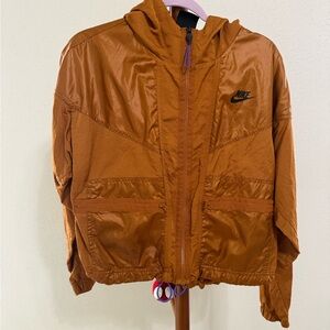 Nike Tan Hooded Jacket
